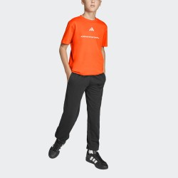 ADIDAS Camiseta Slogan Single Naranja Orange Niño
