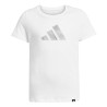 ADIDAS Camiseta Everyday Glam Graphic Blanco White Niña
