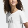 ADIDAS Camiseta Everyday Glam Graphic Blanco White Niña