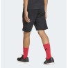 ADIDAS Pantalón Corto Slogan Negro Rojo Black Niño