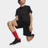ADIDAS Camiseta Slogan Single Negro Black Niño