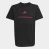 ADIDAS Camiseta Slogan Single Negro Black Niño