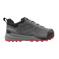 Dolomite Zapatilla Croda Nera GTX Gris Rojo Gunmetal Grey Fiery Red Hombre