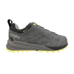 Dolomite Zapatilla Croda Nera GTX Gris Lima Anthracite Grey Lime Green Mujer