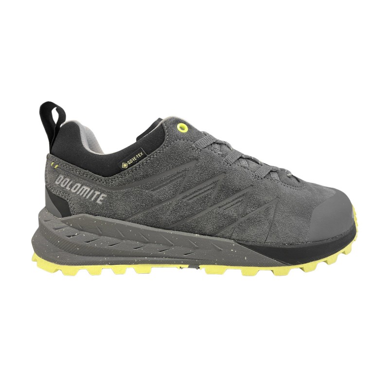 Dolomite Zapatilla Croda Nera GTX Gris Lima Anthracite Grey Lime Green Mujer