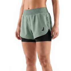 Joluvi Short Running Metatech Verde Salvia Mujer
