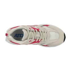 Atom Zapatilla Terrals Blanco Beige Rosa Terra Free Ride Mujer