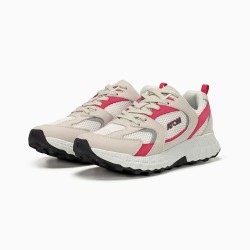 Atom Zapatilla Terrals Blanco Beige Rosa Terra Free Ride Mujer