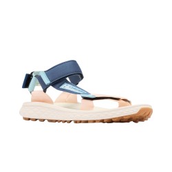 Columbia Sandalia Konos Globetrot Azul Rosa Blue Dusk, Peach Quartz Mujer