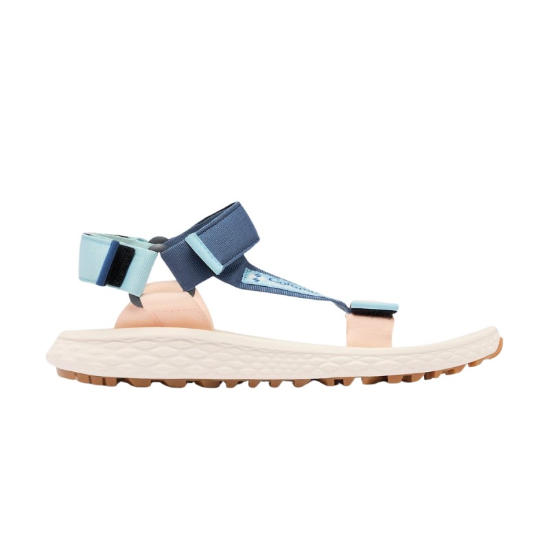 Columbia Sandalia Konos Globetrot Azul Rosa Blue Dusk, Peach Quartz Mujer
