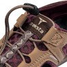 Treksta Sandalia Equinox Lace Beige Morado Burgundy Mujer