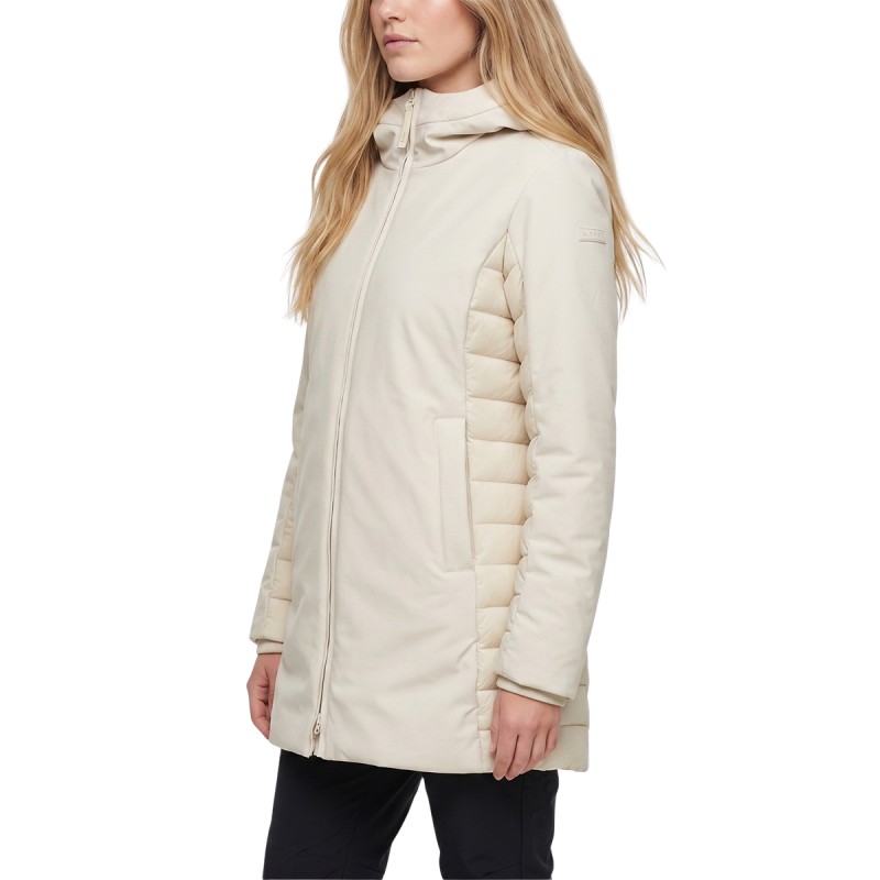 Campagnolo Chaqueta Híbrida Softshell Padded Blanco Roto Vaniglia Mujer