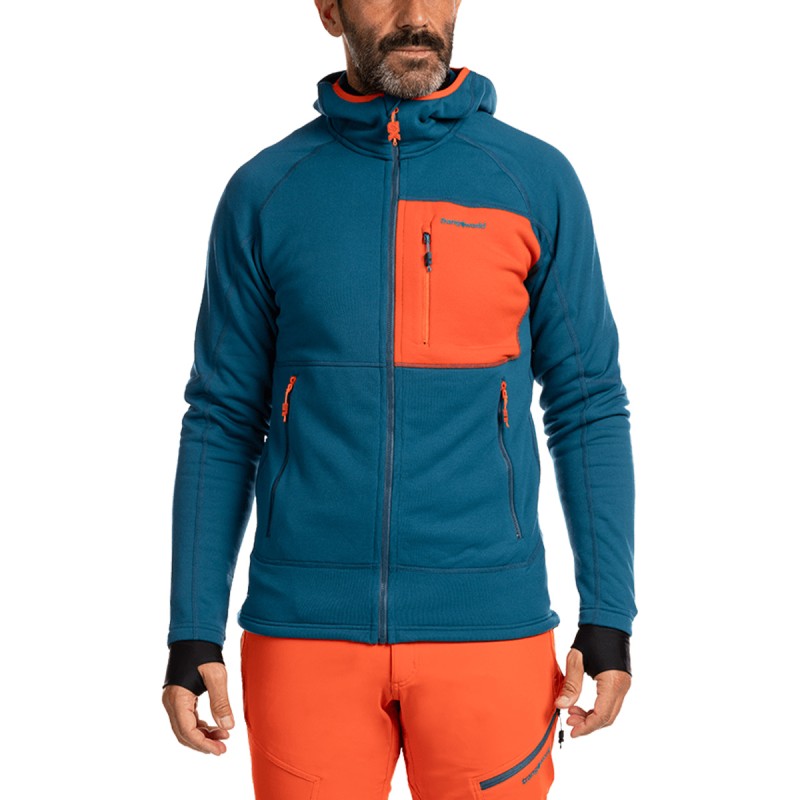 Trangoworld Chaqueta Trx2 Stretch Pro Azul Oscuro Naranja Hombre