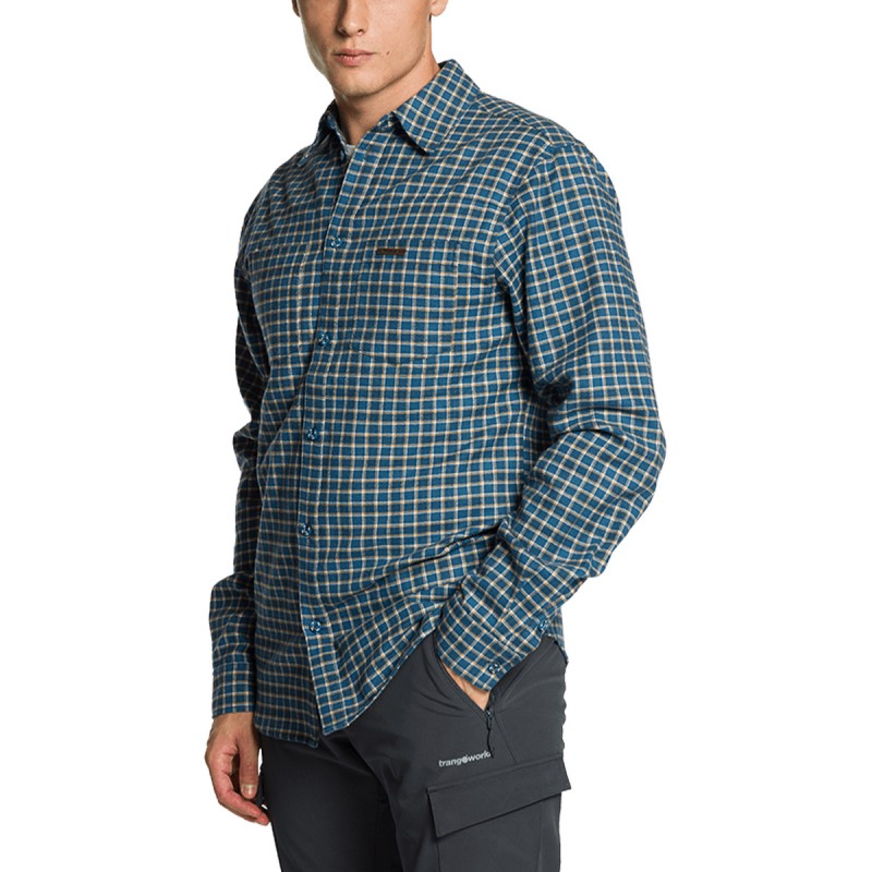 Trangoworld Camisa Runkel Marino Hombre