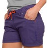 Trangoworld Pantalón Corto Gemona Morado Mujer