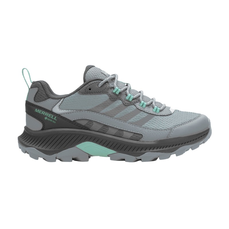 Merrell Zapatilla Trekking Speed Strike 2 GTX Gris Verde Monument Mujer