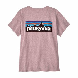 Patagonia Camiseta P-6 Logo Violeta Quiet Violet Mujer