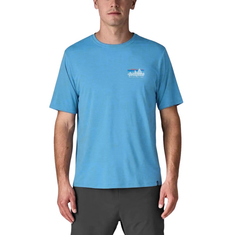 Patagonia Camiseta Cap Cool Daily Azul Shore Blue Hombre