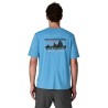 Patagonia Camiseta Cap Cool Daily Azul Shore Blue Hombre