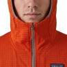 Patagonia Chaqueta R1 Techface Hoody Naranja Hot Embera Hombre