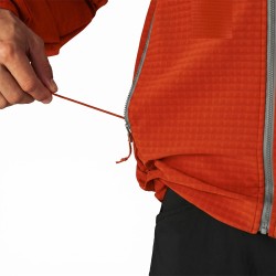 Patagonia Chaqueta R1 Techface Hoody Naranja Hot Embera Hombre