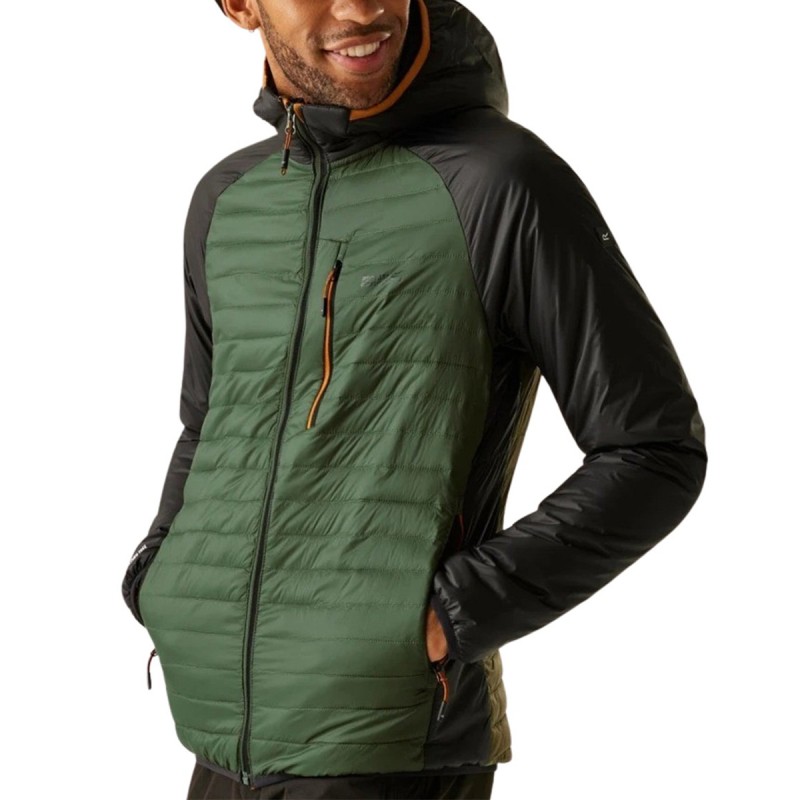 Regatta Chaqueta Fibras Rowak Verde Negro Hombre