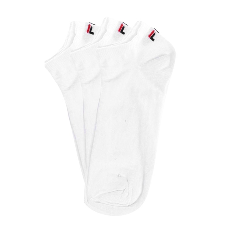 Fila Calcetines Invisible 3 Pairs Per Pack Blanco White