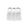 Fila Calcetines Invisible 3 Pairs Per Pack Blanco White