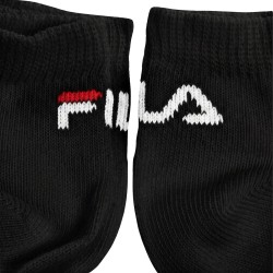 Fila Calcetines Invisible 3 Pairs Per Negro Black
