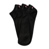 Fila Calcetines Invisible 3 Pairs Per Negro Black
