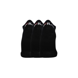 Fila Calcetines Invisible 3 Pairs Per Negro Black