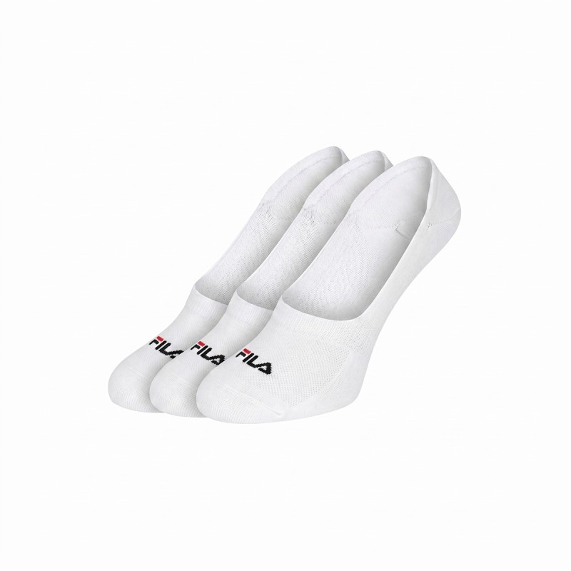 Fila Calcetines Silicone Heel Inside Ghost 3 Packs Blanco White