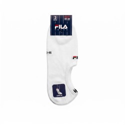 Fila Calcetines Silicone Heel Inside Ghost 3 Packs Blanco White