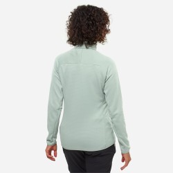 Millet Chaqueta Polar Fusion Grid Verde Seaweed Mujer