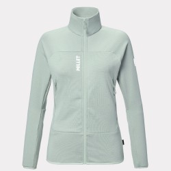 Millet Chaqueta Polar Fusion Grid Verde Seaweed Mujer