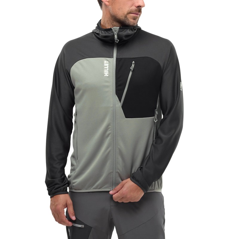 Millet Sudadera Lokka III Gris Negro Calidez Ligera Tarmac Granite Hombre