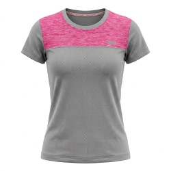 Runaway Jim Camiseta Manga Corta Boom Gris Fucsia Mujer