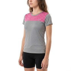 Runaway Jim Camiseta Manga Corta Boom Gris Fucsia Mujer