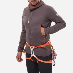 Millet Sudadera Fusion Grid Marrón Pepper Hombre