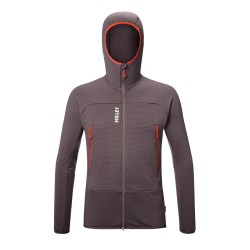 Millet Sudadera Fusion Grid Marrón Pepper Hombre