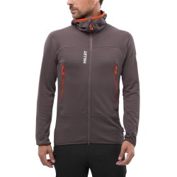 Millet Sudadera Fusion Grid Marrón Pepper Hombre