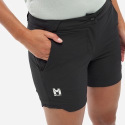 Millet Pantalón Corto Trekking Ubic Stretch Negro Black Mujer