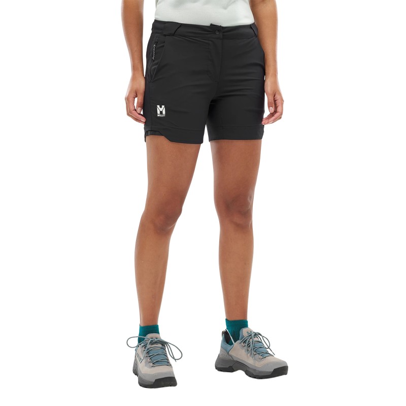 Millet Pantalón Corto Trekking Ubic Stretch Negro Black Mujer