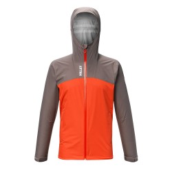 Millet Chaqueta Impermeable Seneca 2,5 L Naranja Gris Pepper Paprika Hombre