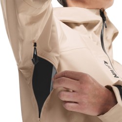 Millet Chaqueta Impermeable Seneca Storm 3L Beige Vainilla Cream Mujer
