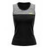 Runaway Jim Camiseta Tirantes Sisa Boom Negro Gris Vigoré Mujer