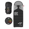 Elementerre Saco de dormir Capuche Mensa Negro Noir Unisex