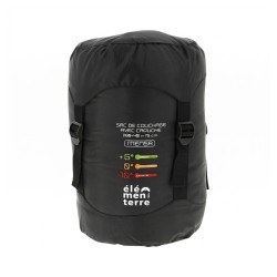 Elementerre Saco de dormir Capuche Mensa Negro Noir Unisex