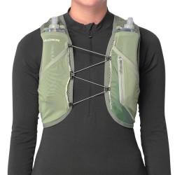 Salomon Chaleco Running Active Skin 8 Set Verde Laurel Wreath Unisex