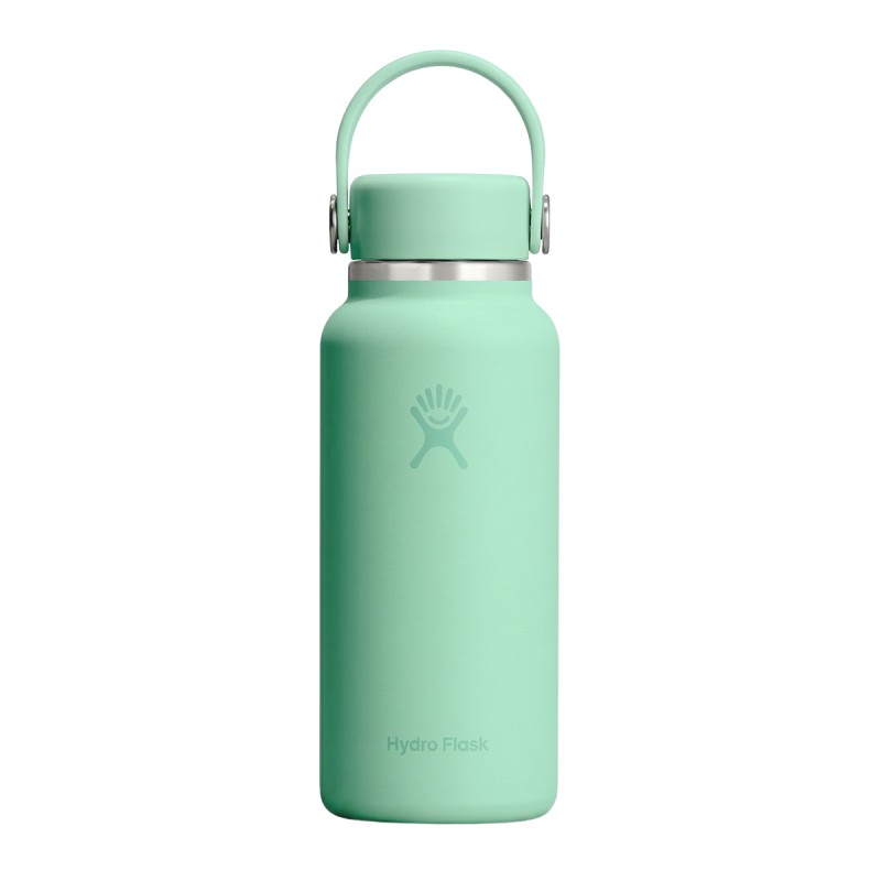 Hydro Flask Botella 32 oz Wide Flex Straw Cap Verde Mermaid Green